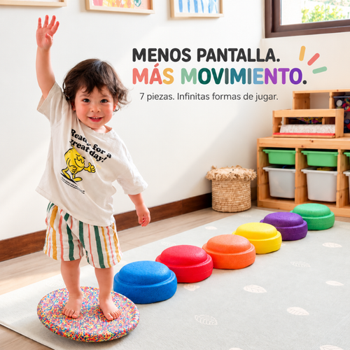 UTOPI® Stack · 7 piezas para jugar, crear y moverse