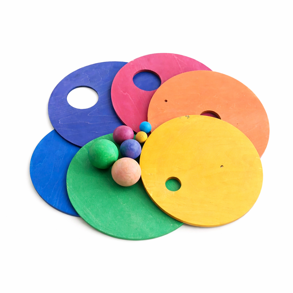 UTOPI®️ Discos Rodantes – Discos de Equilibrio Sensorial (Set x6)