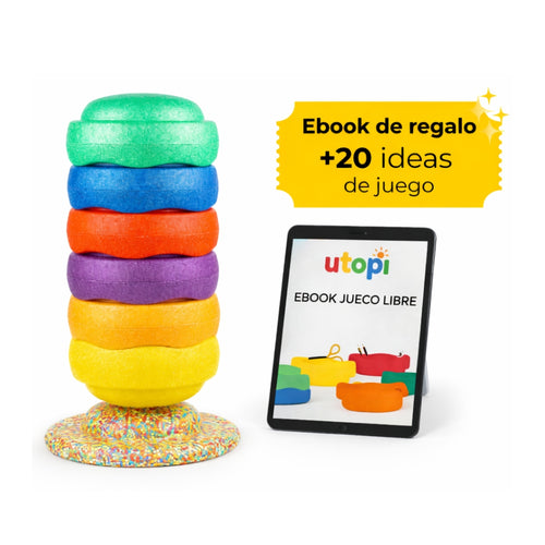 UTOPI®️ Stack – Bloques Sensoriales + Base de Equilibrio y eBook gratis