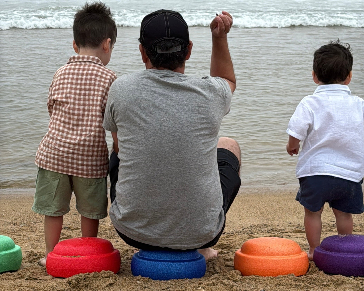 UTOPI STACK  Set de bloques sensoriales + base de equilibrio GRATIS + eBook mas de 20 ideas de Juego Libre de Regalo