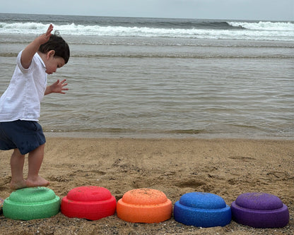 UTOPI STACK  Set de bloques sensoriales + base de equilibrio GRATIS + eBook mas de 20 ideas de Juego Libre de Regalo