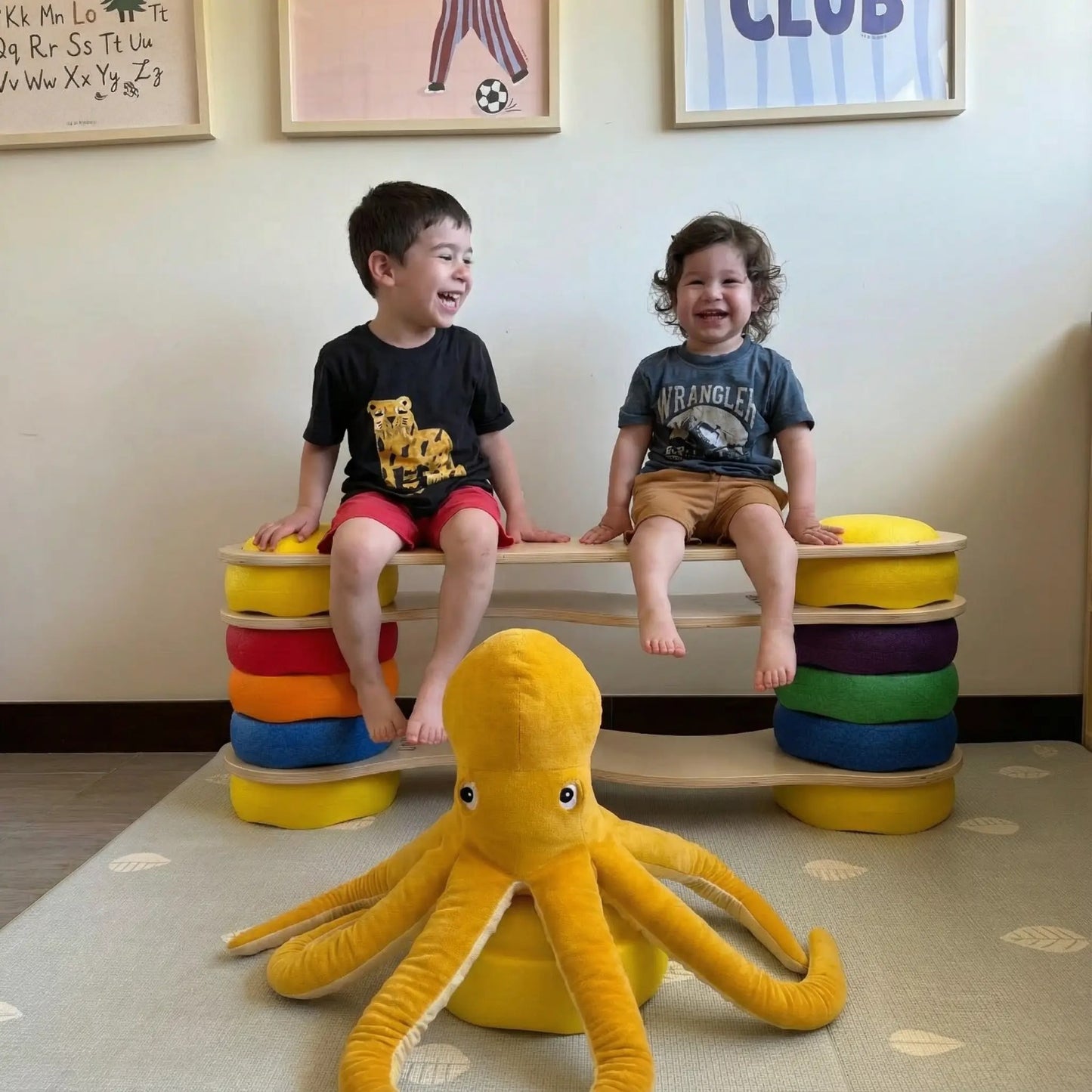 UTOPI CONNECT – Puentes de Madera para Juego Libre, Equilibrio y Circuitos Motrices